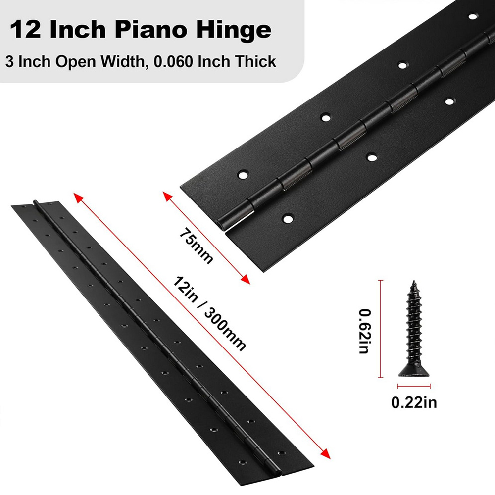 Charnières de piano noires de  - Piano Hinge Continuous avis et prix