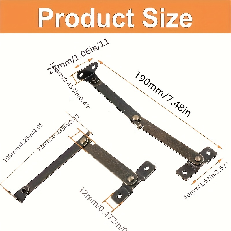 Lot de 2 charnières de support - Furniture Hardware Replacement Parts avis et prix