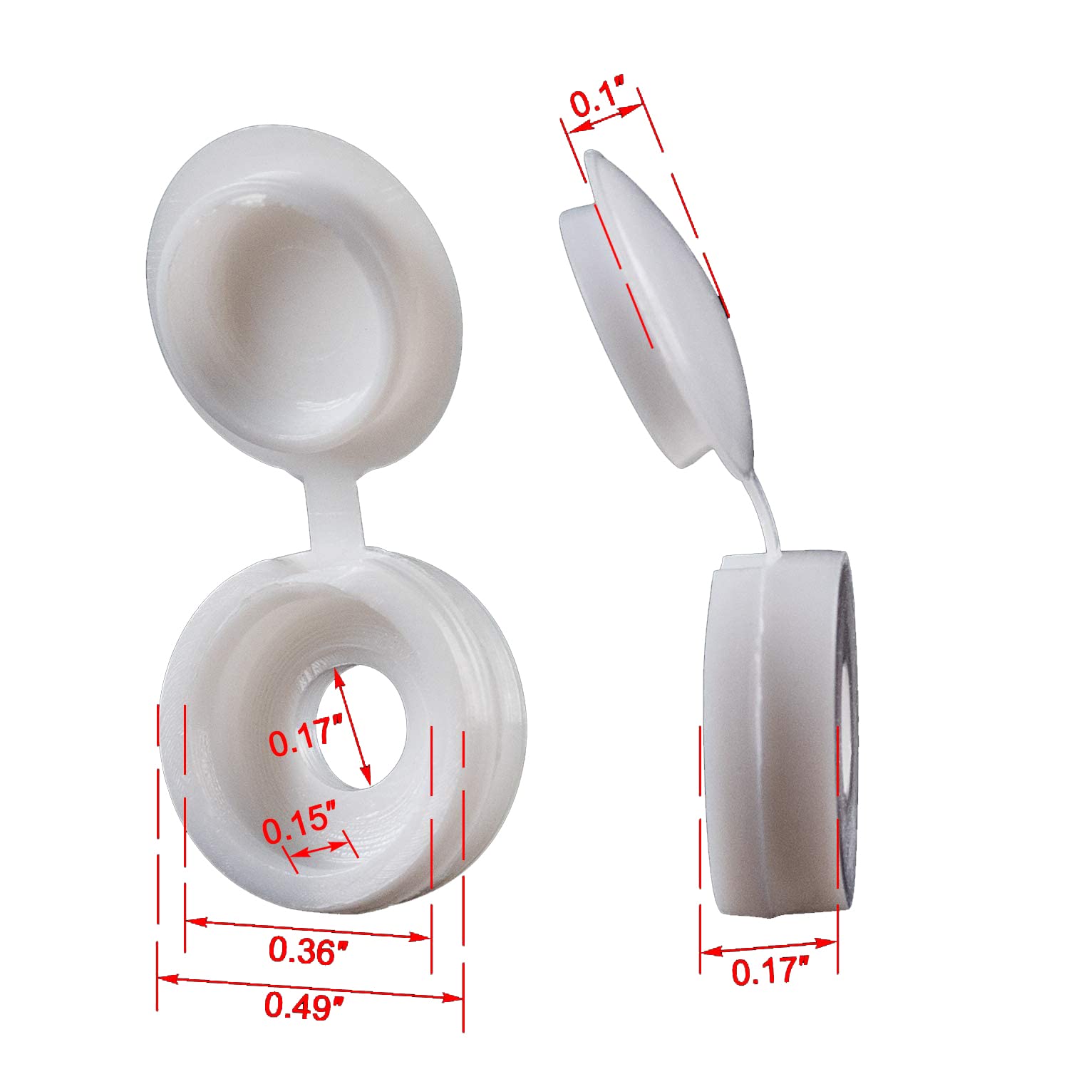 Couvercle de bouchon à vis en  - Furniture Hardware Replacement Parts avis et prix