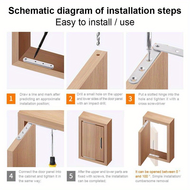 Charnière de porte à connecteu - Furniture And Hardware Supplies avis et prix